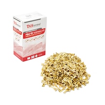 500 Adet 4,8 Mm Dişi Fiş Tırnaklı Mini Terminal Kablo Ucu Sf1d