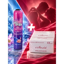 Extasia 100'lü Prezervatif + Joy Drops 2in1 Kayganlaştırıcı Jel 125 Ml