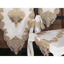 Verna Kadife Salon Takımı 5 Parça 001