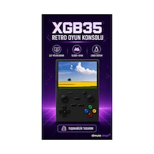 Xgb35 Kablosuz Oyun Konsolu Çift Kollu Taşınabilir Retro Video Oyun Konsolu Kulaklık Hediyeli Siyah - 803356315