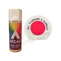 Akçalı Floresan Koyu Kırmızı Sprey Boya 400 ML - 521