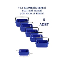 5 adet 7 Litre Kozmetik Sepeti Bijuteri Sepeti Kırtasiye Sepeti M