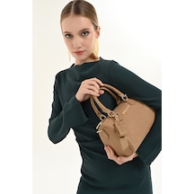 Pierre Cardin 05pc26y10617-p Kabartma Desenli Ayarlanabilir Askılı Omuz Çantası Camel