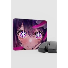 Oshi No Ko Anime V2 - 22x18 Gaming Kauçuk Kaymaz Taban Mouse Pad Fare Altlığı