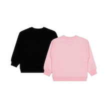 Civil Girls Fiyonk Baskılı 2'li Set 6-9 Yaş Sweatshirt Çok Renkli