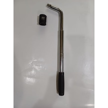 Bsr Teleskopik Bijon Anahtarı 22 MM Lokmalı, Boy 45 CM