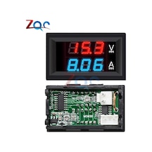 0-100v Kırmızı Mavi-mini Dijital Voltmetre Ampermetre Dc 0 -100v / Dc 7 -110 10a Gerilim Akım Kablo Bulucu & Test Cihazı 43850469