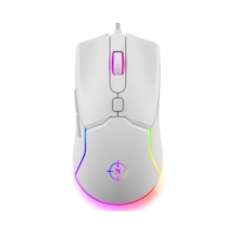 North Air White Kablolu RGB Optik Oyuncu Mouse