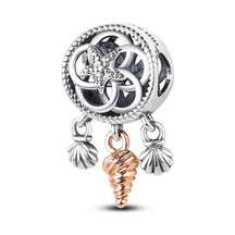 Nur Silver Deniz Kabuğu Gümüş Charm Nur-bl08809