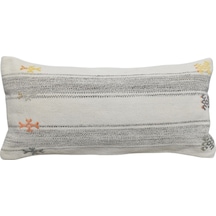 Zehra Abla Halı Yeni El Dokuma Dekoratif Lumbar Kilim Kırlent Yastık Kılıfı 6625 Çok Renkli