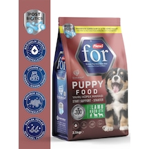 Kuzu Etli Yavru Köpek Maması - Postbiyotik İçerikli Sindirim Destekleyici - 2,5 Kg