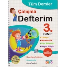 3. Sınıf Tüm Dersler Çalışma Defterim Kitap Depo