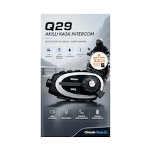 Q29 Motosiklet Kask Intercom Bluetooth Kulaklık 1080p Kamera Ipx6 Su Geçirmez 500m - 887499545