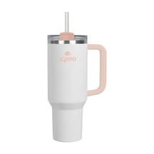 İgloo Stadler Thermo-mug 1.2 Litre Pipetli Termos Bardak Beyaz/somon Beyaz - Somon