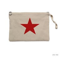 Zepplin Giyim Kızıl Yıldız Clutch Astarlı Cüzdan / El Çantası