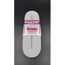 Beyaz - 2.5cm Paça Lastik Geniş 10mt. 5332