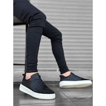 Boa - Ba0314 İçi Dışı Hakiki Deri Bağcıklı Siyah Klasik Erkek Ay 001