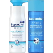 Bepanthol Derma Temel Nemlendirici Günlük Vücut Losyonu 400 ML + Yüz Temizleme Jeli 200 ML
