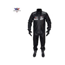 Forte Gt 2001139 Racing Flag Pvc Yağmurluk Takım Siyah