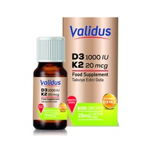 Vitamin D3 + Vitamin K2 Drops 20 Ml