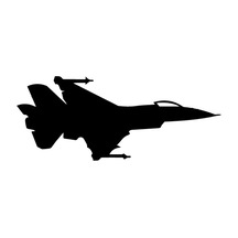 Savaş Uçağı Oto Motor Laptop Duvar Folyo Sticker Tip 2 50x20 Cm