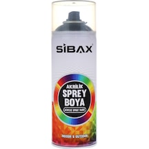 Siabx Akrilik Sprey Boya 400ml Mat Siyah