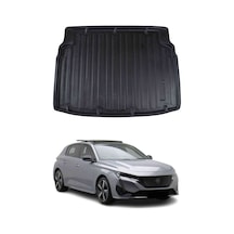 Peugeot 308 Hb 2022+ Uyumlu Araca Özel Kauçuk Tpe Bagaj Havuzu Siyah