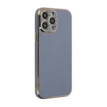 Apple iPhone Uyumlu 14 Pro Max Kılıf Volet Silikon - Mavi Bzsxx00 1
