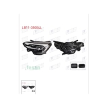 Renault Clio V 2021 Sol Siyah Çerçeveli Far