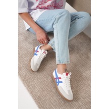 Tagras Kadın Günlük Ortopedik Sneaker Spor Ayakkabı Mavi