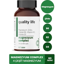 Quality Life Magnezyum Complex 60 Tablet Quality Life Magnezyum Complex 60 Tablet