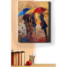 Webstyle Sayılarla Boyama Seti Kasnaklı Renkli Şemsiyeler 40x50 Cm