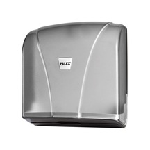 Omnipazar PLX 3464-2 Z Katlı Kağıt Havlu Dispenseri Şeffaf-Füme