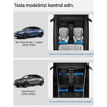 Spigen Tesla Model Y Koltuk Altı Organizer To222 Siyah Saklama Kutusu