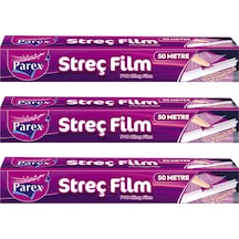 Kesme Bıçaklı 50m Streç Film Üçlü Paket