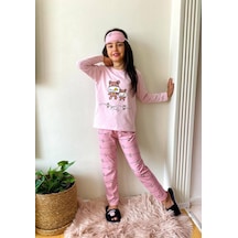 Kız Çocuk Alt Üst Uzun Kol Pijama Takımı 564 001