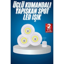 Hubrendy Tekno Kablosuz Pilli Işıldak Masa Lambası Mutfak Tezgah Altı Banyo Dolabı Dolap İçi