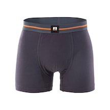 3 Lü Redzone Pamuk / Lycra Antrasit Erkek Boxer