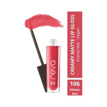 Creamy Matte Lip Ribbon Red - Mat Krem Dudak Parlatıcısı - No: 106 - Vegan & Temiz Içerik