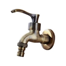 Trendooze Homyl Banyo İçin Su Musluğu Kapalı Açık Musluk Bahçe Model Bronz Renk Bronz