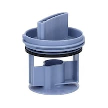 Siemens Wm14y741 Uyumlu Gri Çamaşır Makinesi Pompa Filtre Kapağı - Gri Uyumlu