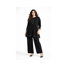 Baglan Kadın Bluz Pantolon Takım Bgl-st05426 Siyah