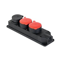 Mete Enerji 3x25a. 2 Ad./1x16a. 1 Ad. Üçlü Grup Priz 401051