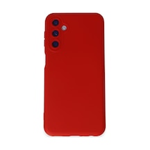 Samsung Galaxy  Uyumlu,  M14 5g Kılıf Nano İçi Kadife Silikon - Kırmızı