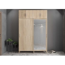 Panama Sürgülü Yüklüklü Portmanto Vestiyer Ayakkabılık M 140 Cm