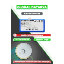 Hiking X8 Pro Robot Süpürge Bataryası 3200mah Lityum İyon Pil