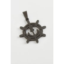 Çapa - 482 - Çelik Kolye Ucu - Novapazr - 2,5 Cm-siyah Çok renkli