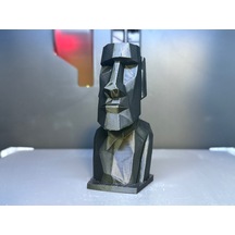 Moai Minimal Ve Estetik Tasarımlı Hediyelik Dekoratif Obje Figür 15 Cm