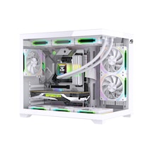 Orion Cube Xl 6x Argb Fan Kumanda Ve Kontrolcü M-atx Boş Bilgisayar Kasası Beyaz