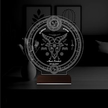 Luvivia Astroloji Oğlak Burcu Kişiye Özel 3d Lamba - Masa Gece Lambası